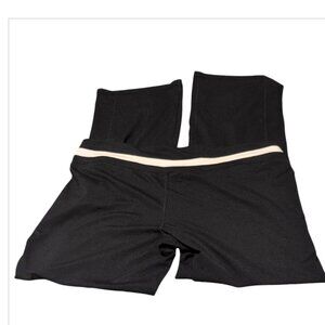 90 Degree by Reflex Jogging Pants Stretch Activewear Pull - on Flared Black Pant